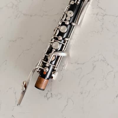 Kohlert & Co. Winnenden English Horn with original case. 1950s - Black stained grenadilla wood body and silver keys image 7