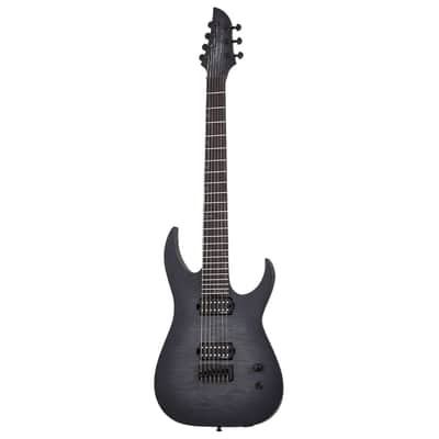 Schecter KM-7 MK-III Legacy 7-String Guitar - Transparent Black Burst image 2