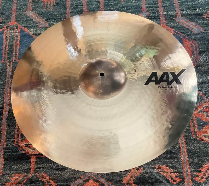 Sabian 21 inch AAX Thin Ride Cymbal - Brilliant image 1