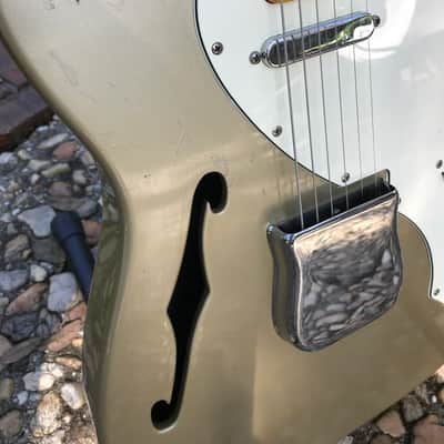 Warmoth Telecaster Thinline Shoreline Gold image 14