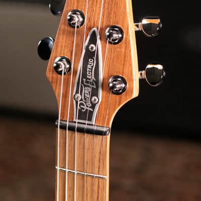 Powers Electric A-Type PF42 NAMM 2026 Hollow Body Electric Guitar - Byzantine Gold with Gig Bag image 6