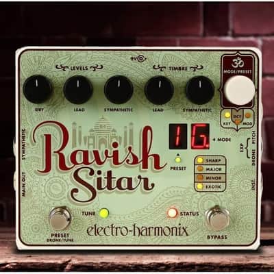 Electro-Harmonix Ravish Sitar Emulator Guitar Pedal image 2