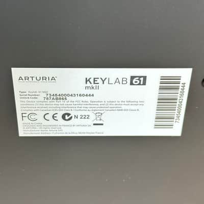 Arturia KeyLab 61 MkII MIDI Keyboard Controller image 12