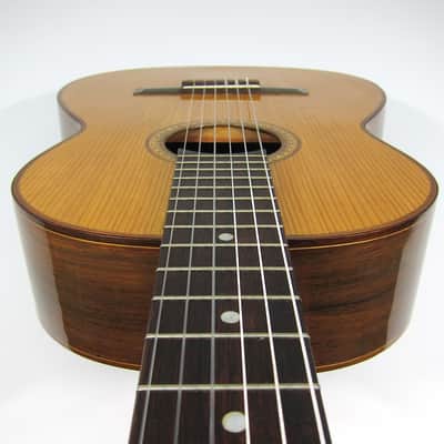 Vintage 1965 Giannini Model 522 Brazilian Rosewood Classical Guitar with Original Hard Shell Case! image 2