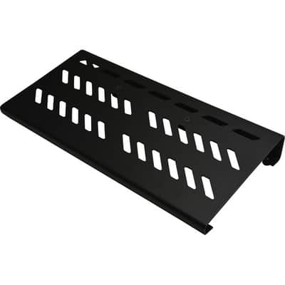 Gator Black Large aluminum pedal board with Gator carry bag and bottom mounting power supply bracket. Power supply not included. image 3