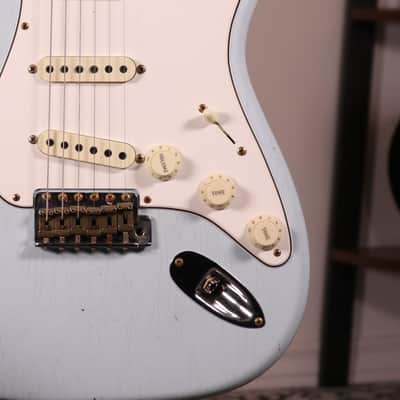 Fender Custom Shop Tomatillo Stratocaster Special Journeyman Relic - Maple Fingerboard, Super Faded Aged Sonic Blue image 3