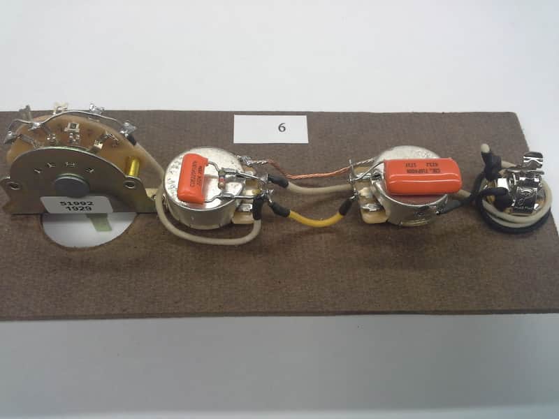 Tele Style Guitar Wiring Harness 3 Way Switch Free USA Shipping image 1