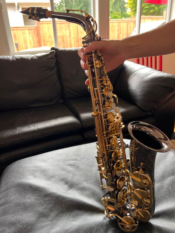 Selmer SAS280RB LaVoix II Step-Up Model Alto Saxophone 2010s - Black Nickel-Plated image 1