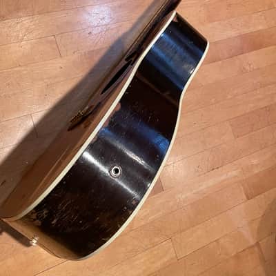 Vintage Gretsch solid spruce top acoustic / electric guitar  Sun valley  60’s  - Natural nitrocellulose image 9