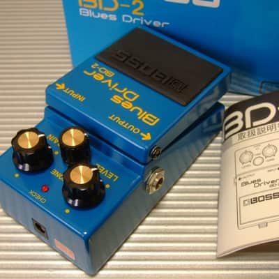 1996 Early Model Boss BD-2 Blues Driver (Silver Label) image 2