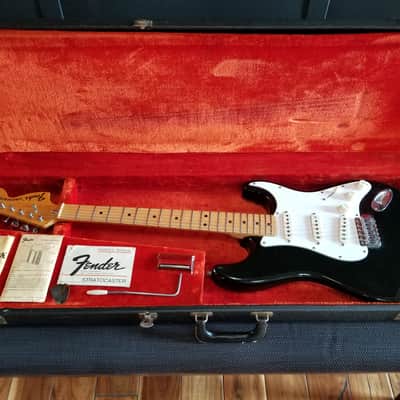 1974 Fender Stratocaster Electric Guitar with OHSC and Case Candy image 21