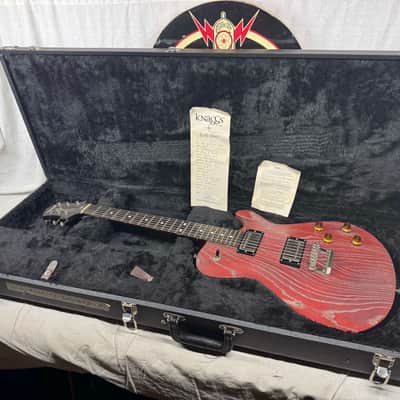 Knaggs Kenai T3 Satin Singlecut Guitar with Case 2017 - Burgundy Drift image 1