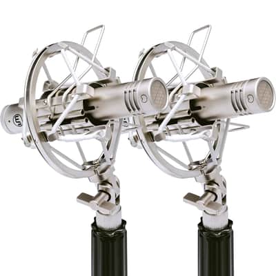Warm Audio WA-84 Premium Stereo Package - Multi-Pattern Small-Diaphragm Condenser Microphone - Nickel (WA84NiMP-STd1) image 1