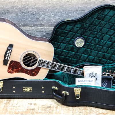 Guild D-55E Natural LR Baggs Anthem Dreadnought Acoustic Electric Guitar w/Case image 11