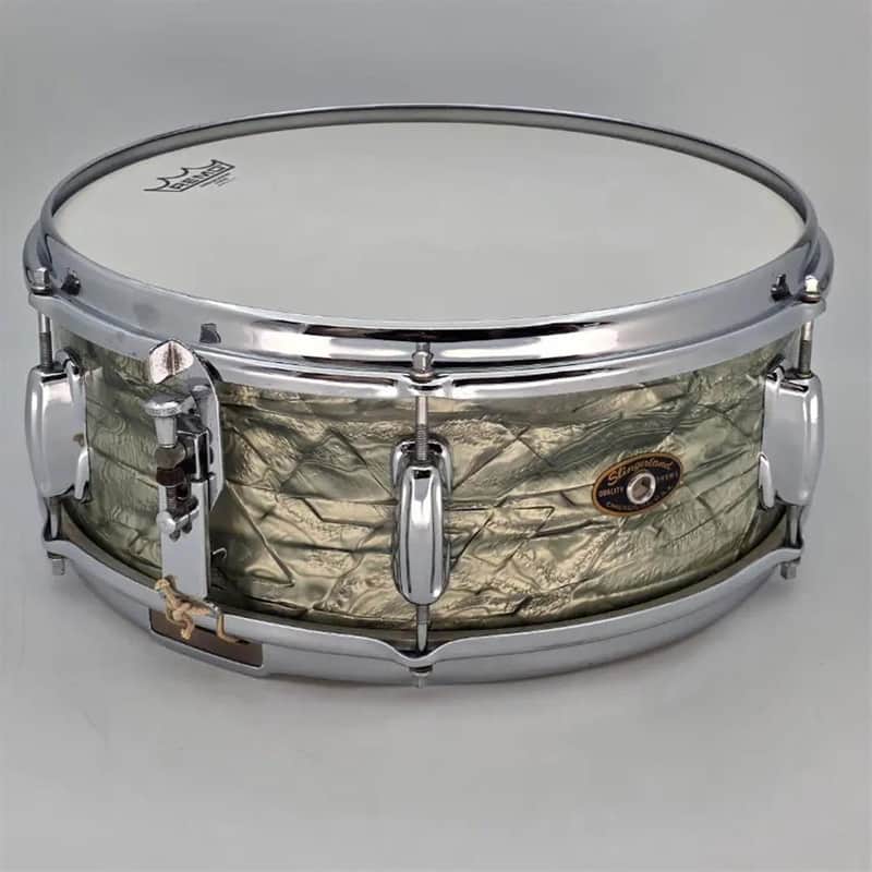 Used Vintage Slingerland Studio 3-Ply 6-Lug Snare Drum 14x5 Blue Onyx - Good image 1