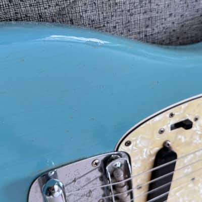 Fender Mustang (Daphne Blue, 1966) image 4