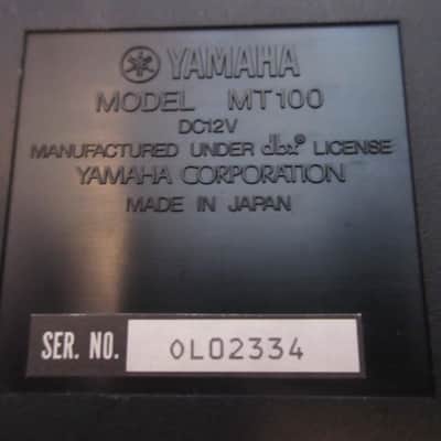 Yamaha MT100 Multitrack Cassette Recorder 1980's Vintage image 6