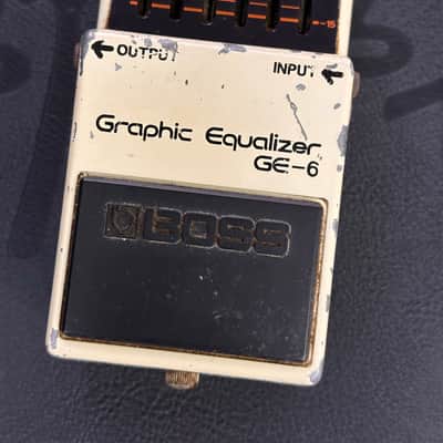 Boss GE-6 Graphic Equalizer (Black Label) 1977 - 1981 - Cream image 1
