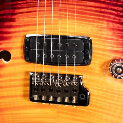 PRS Private Stock Custom 24-08 Semi-Hollow Electric Guitar Dragon's Breath Glow with Hardshell Case - Used image 13