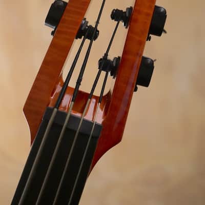 NS Design WAV4 Electric Upright Bass Amberburst Gloss – Very Good Condition image 5