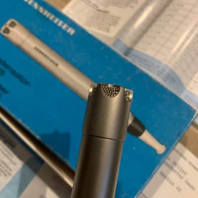Mint vintage Sennheiser MKH 105 in original box and papers image 14