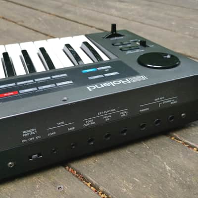 Roland Alpha Juno-1 49-Key Programmable Polyphonic Synthesizer 1985 - 1988 - Black image 7