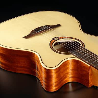 LAG T88ACE Tramontane 88 Auditorium Cutaway Acoustic Electric Natural image 8