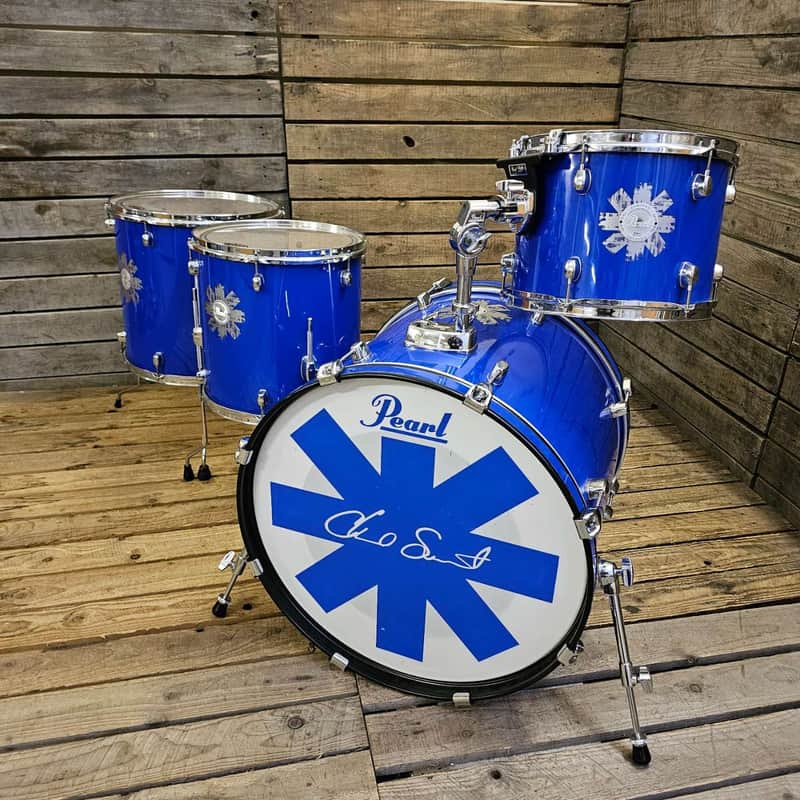 Drum Kit Pearl Chad Smith Ltd Edition, Blue USED RKKCH271124 image 1