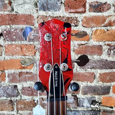 Lotus / Aria Pro II / Matsumoku MIJ Neck-Thru Double Cut Electric Bass  (1970s, Custom Poly Dip) image 18
