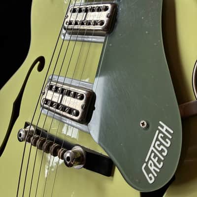 Gretsch G6118T Anniversary with Bigsby 2003 - 2016 Smoke Green 2-Tone image 4