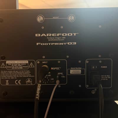 Barefoot Sound Footprint 03 Active Studio Monitor - Pair 2024 - Present - Black image 2