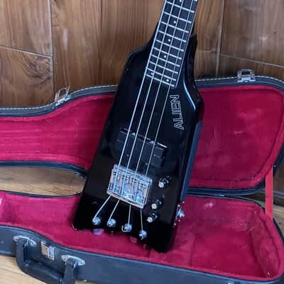 Hondo Alien Headless Electric Bass Guitar 1980s image 6