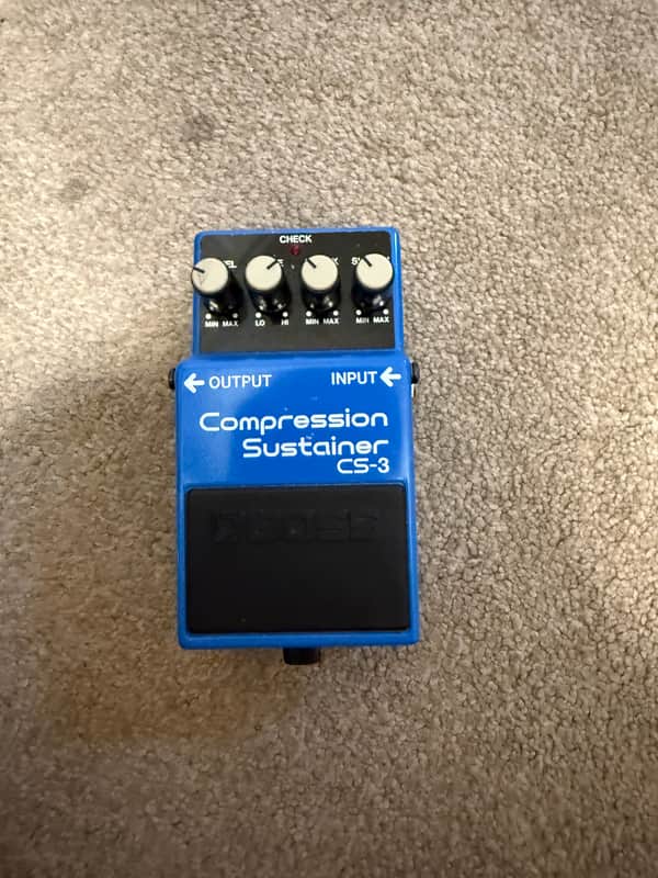 Boss CS-3 Compression Sustainer (Black Label) 1986 - 1992 - Blue image 1