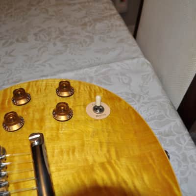 Custom Jam City Guitar by Jim Weyandt Double Cutaway - Flametop image 7