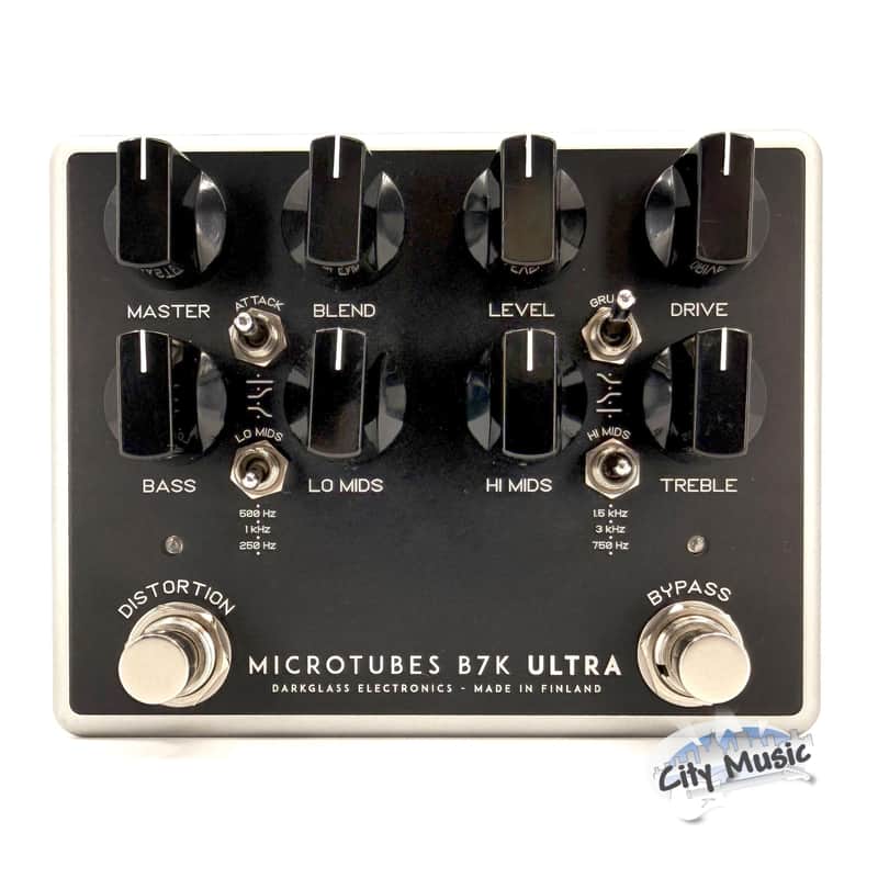 Used Darkglass Microtubes B7K ULTRA V2 w/ Aux-In Analog Bass Guitar Preamp Pedal ♪ image 1