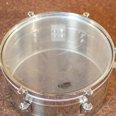 Used LP 12" & 13" Tito Puente Signature Steel Timbales w/ Ludwig Hard Case image 9