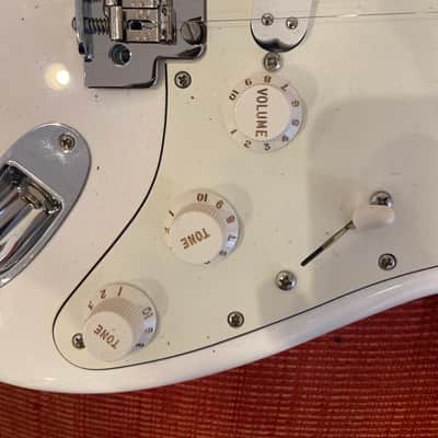 Fender Player Stratocaster Olympic White with Klein pickups and other mods image 9