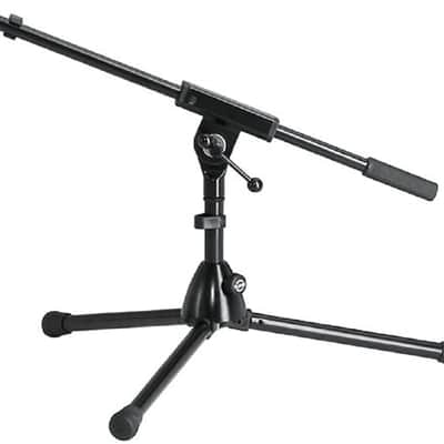 K&M 259/1 Extra Low Microphone Boom Stand Black image 2