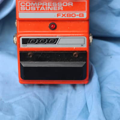 digitech fx-80b compressor sustainer - orange image 1
