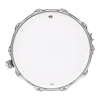 DW Collector’s Series SSC Maple 14x8 Snare Drum - Aqua Glass / Chrome image 2