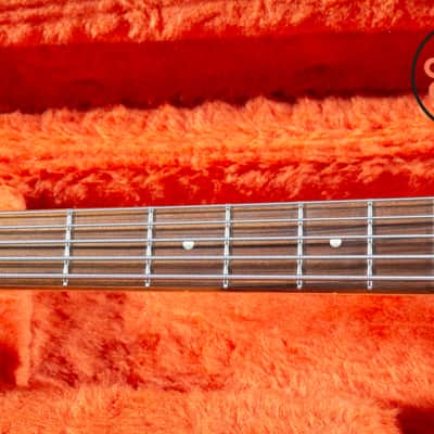 1997 Fender Roscoe Beck V 5-String Bass Teal Green Metallic OHSC image 4