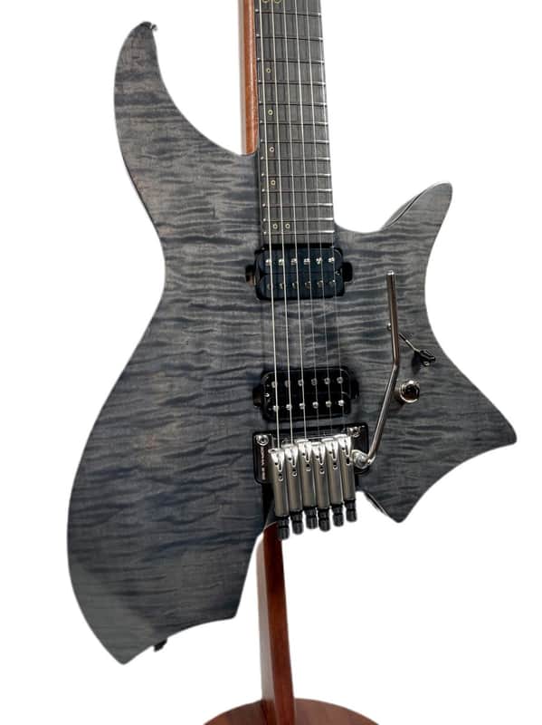b3 Sahara Plus 6 Hollow Body 2022 Charcoal/Black, Figured Maple & Mahogany NEW (Authorized Dealer) image 1