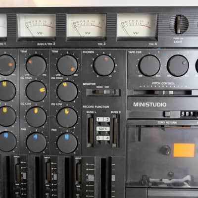 TASCAM Porta One Ministudio 4-Track Cassette Recorder 1980s - Gray image 6