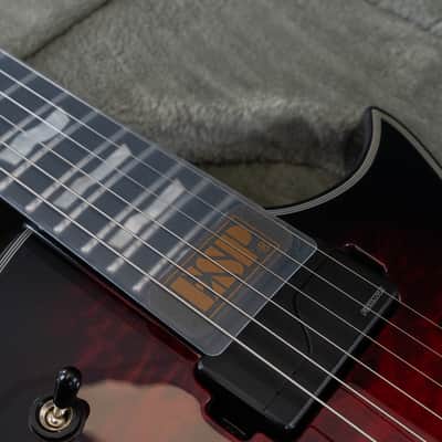 ESP E-II Eclipse Electric Guitar, Ebony Fingerboard, See Thru Black Cherry Sunburst image 10