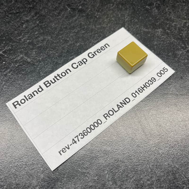 ORIGINAL Roland Green Button Cap (016H039) for Juno-60, JSQ-60, MSQ-100, EP-6060, EP-11, etc image 1