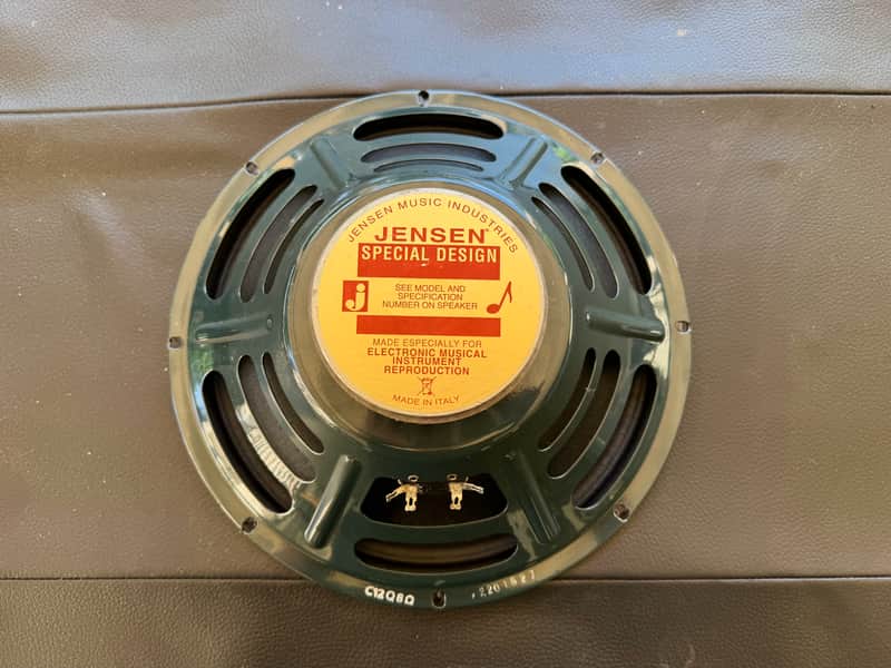 Jensen C12Q Vintage Ceramic 12" 40-Watt 8ohm Guitar Speaker 2010s - Green image 1