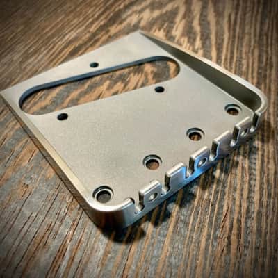 Van Dyke-Harms Telecaster Bridge, Cut for Bigsby Tremolo image 1