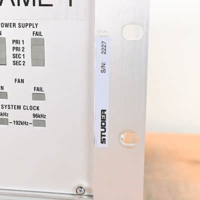 Studer D23m I/O System w/ A-Link HD Card, Fan Module, and Filter Module CG01BZM image 7