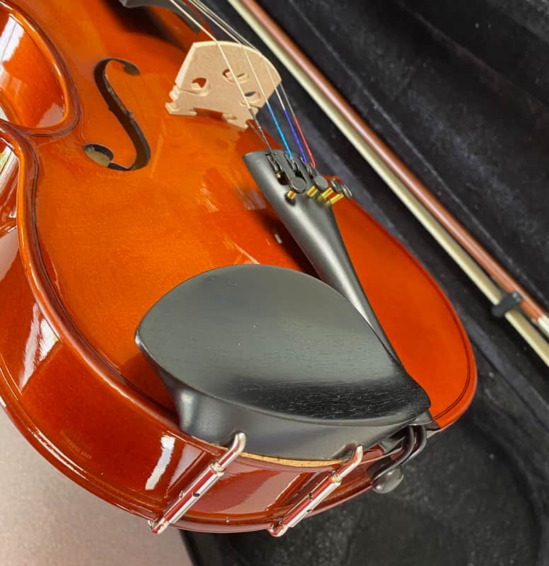 Oxford Violin Outfit **Comes fully set up and ready to play!** includes: Violin, Brazilwood Bow, and Arrow Shaped Case, 4/4 (Full) Size image 1
