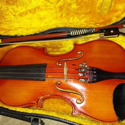 Suzuki model RR101 size 1/4 violin, Japan 1977, with case & bow, Very Good Cond image 7
